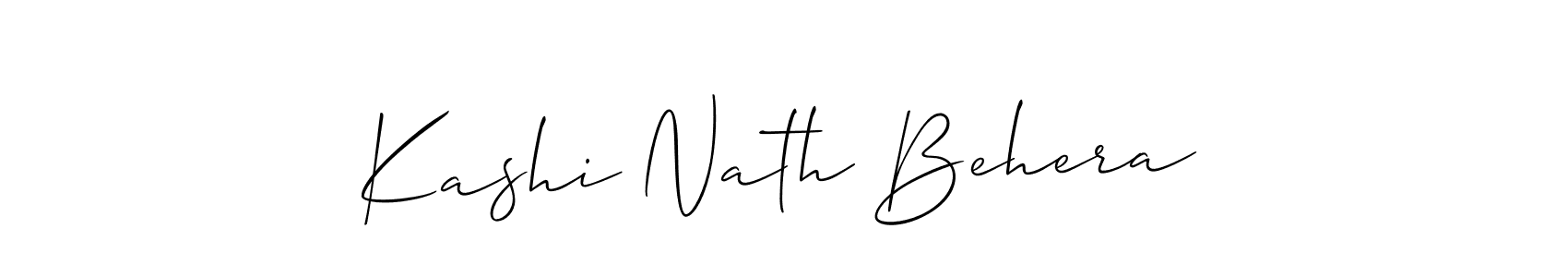 The best way (Allison_Script) to make a short signature is to pick only two or three words in your name. The name Kashi Nath Behera include a total of six letters. For converting this name. Kashi Nath Behera signature style 2 images and pictures png