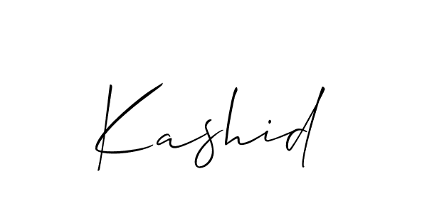 Use a signature maker to create a handwritten signature online. With this signature software, you can design (Allison_Script) your own signature for name Kashid. Kashid signature style 2 images and pictures png