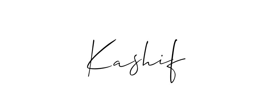 This is the best signature style for the Kashif❤ name. Also you like these signature font (Allison_Script). Mix name signature. Kashif❤ signature style 2 images and pictures png