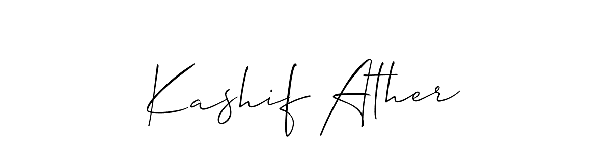 Here are the top 10 professional signature styles for the name Kashif Ather. These are the best autograph styles you can use for your name. Kashif Ather signature style 2 images and pictures png