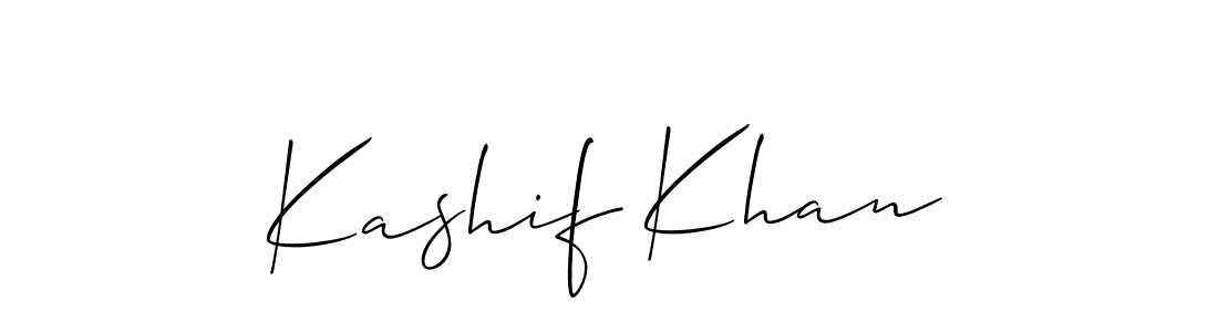 if you are searching for the best signature style for your name Kashif Khan. so please give up your signature search. here we have designed multiple signature styles  using Allison_Script. Kashif Khan signature style 2 images and pictures png