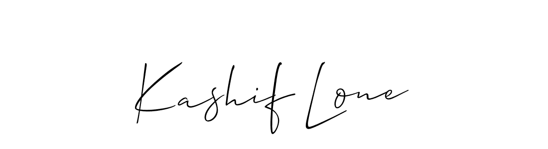 Also we have Kashif Lone name is the best signature style. Create professional handwritten signature collection using Allison_Script autograph style. Kashif Lone signature style 2 images and pictures png