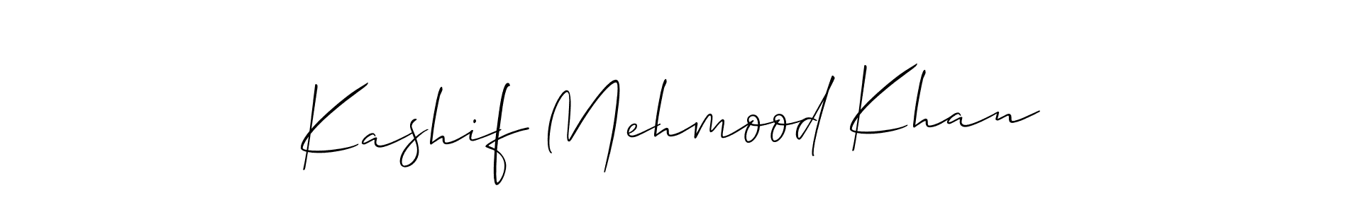 Make a short Kashif Mehmood Khan signature style. Manage your documents anywhere anytime using Allison_Script. Create and add eSignatures, submit forms, share and send files easily. Kashif Mehmood Khan signature style 2 images and pictures png