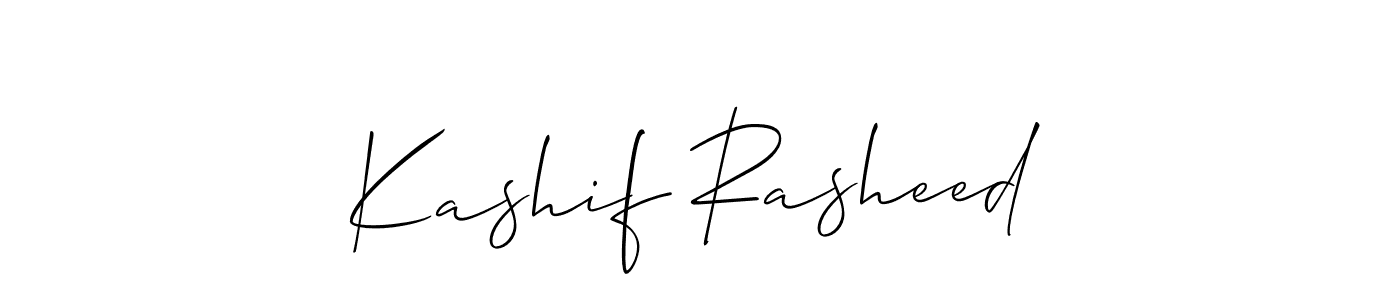 Here are the top 10 professional signature styles for the name Kashif Rasheed. These are the best autograph styles you can use for your name. Kashif Rasheed signature style 2 images and pictures png