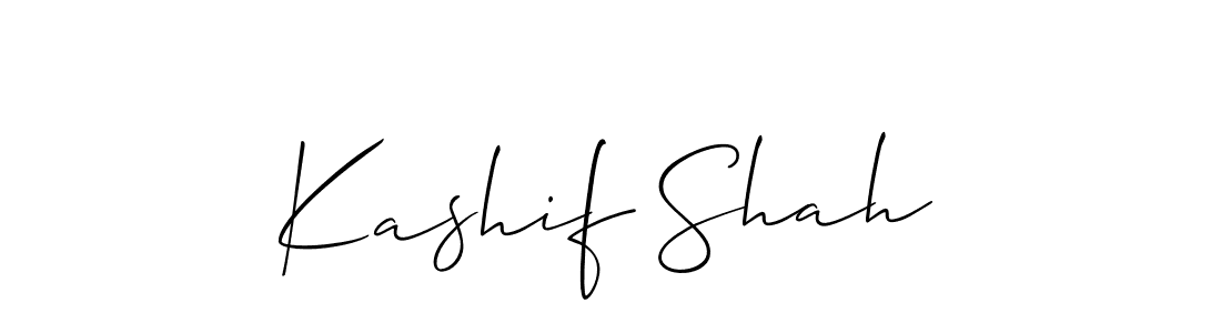 How to Draw Kashif Shah signature style? Allison_Script is a latest design signature styles for name Kashif Shah. Kashif Shah signature style 2 images and pictures png