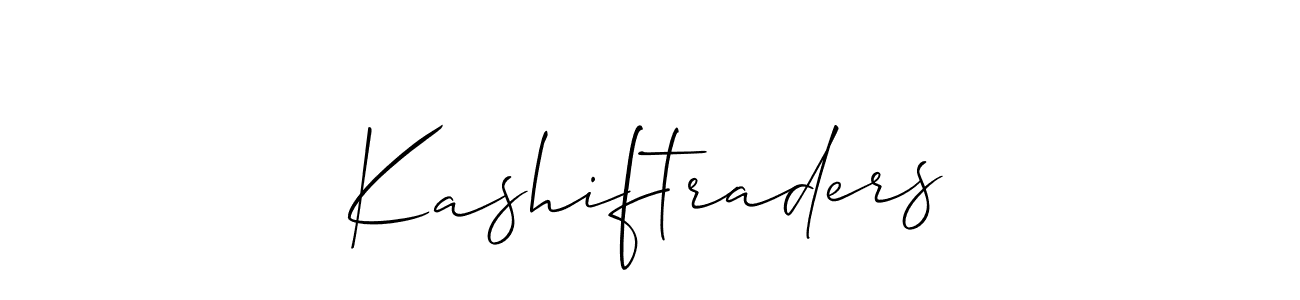 How to make Kashiftraders signature? Allison_Script is a professional autograph style. Create handwritten signature for Kashiftraders name. Kashiftraders signature style 2 images and pictures png