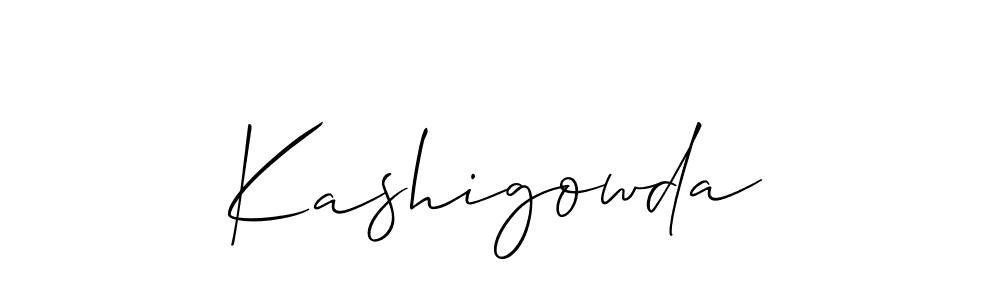 You should practise on your own different ways (Allison_Script) to write your name (Kashigowda) in signature. don't let someone else do it for you. Kashigowda signature style 2 images and pictures png