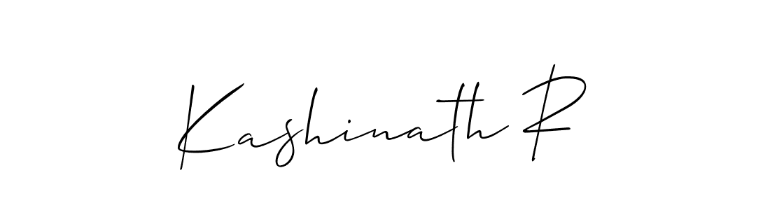 Design your own signature with our free online signature maker. With this signature software, you can create a handwritten (Allison_Script) signature for name Kashinath R. Kashinath R signature style 2 images and pictures png
