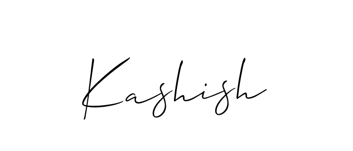 Kashish stylish signature style. Best Handwritten Sign (Allison_Script) for my name. Handwritten Signature Collection Ideas for my name Kashish. Kashish signature style 2 images and pictures png