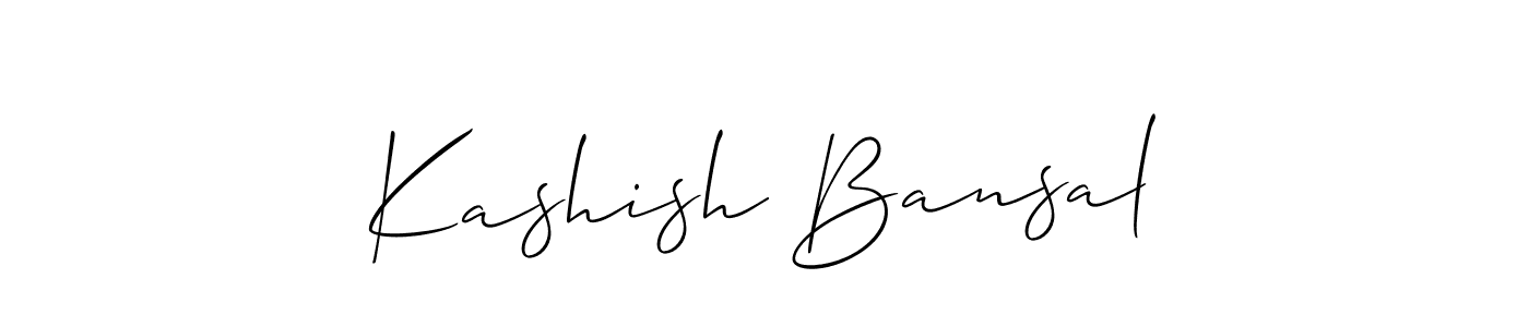 Best and Professional Signature Style for Kashish Bansal. Allison_Script Best Signature Style Collection. Kashish Bansal signature style 2 images and pictures png