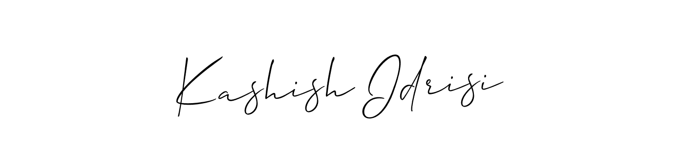 You can use this online signature creator to create a handwritten signature for the name Kashish Idrisi. This is the best online autograph maker. Kashish Idrisi signature style 2 images and pictures png