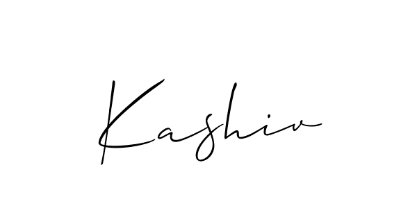 How to make Kashiv name signature. Use Allison_Script style for creating short signs online. This is the latest handwritten sign. Kashiv signature style 2 images and pictures png