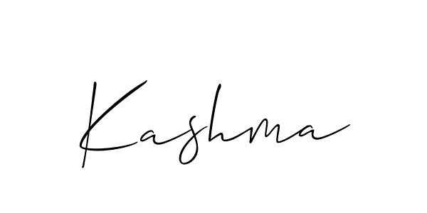 Kashma stylish signature style. Best Handwritten Sign (Allison_Script) for my name. Handwritten Signature Collection Ideas for my name Kashma. Kashma signature style 2 images and pictures png