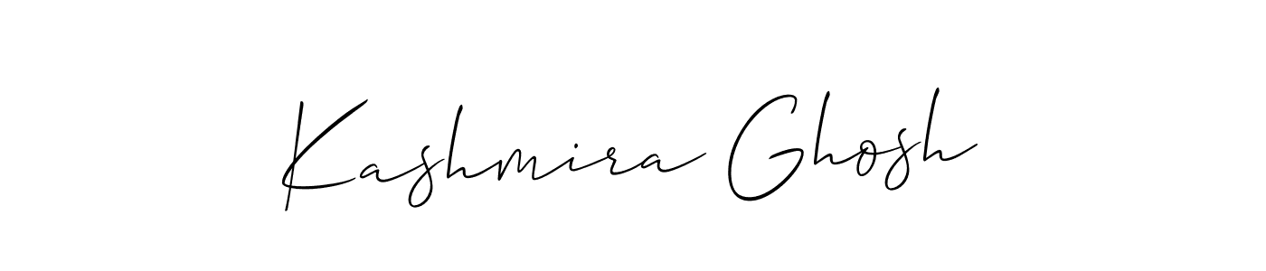 Similarly Allison_Script is the best handwritten signature design. Signature creator online .You can use it as an online autograph creator for name Kashmira Ghosh. Kashmira Ghosh signature style 2 images and pictures png