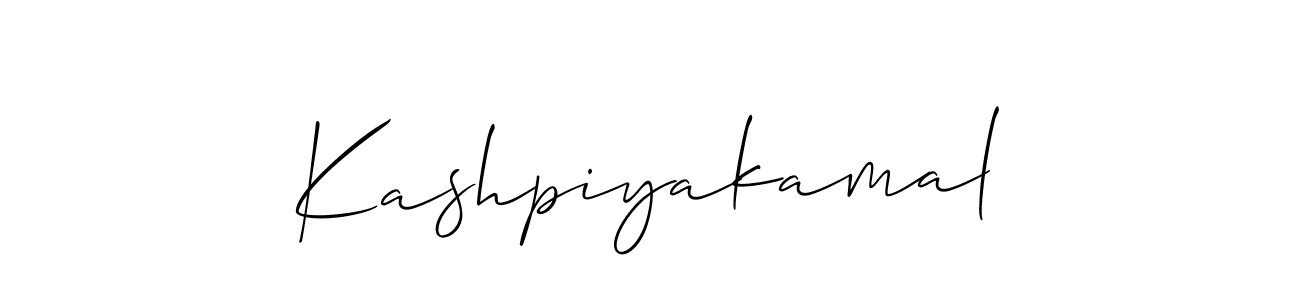 Best and Professional Signature Style for Kashpiyakamal. Allison_Script Best Signature Style Collection. Kashpiyakamal signature style 2 images and pictures png