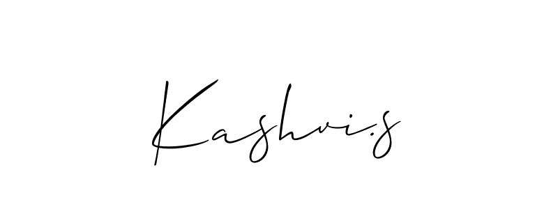 Also You can easily find your signature by using the search form. We will create Kashvi.s name handwritten signature images for you free of cost using Allison_Script sign style. Kashvi.s signature style 2 images and pictures png