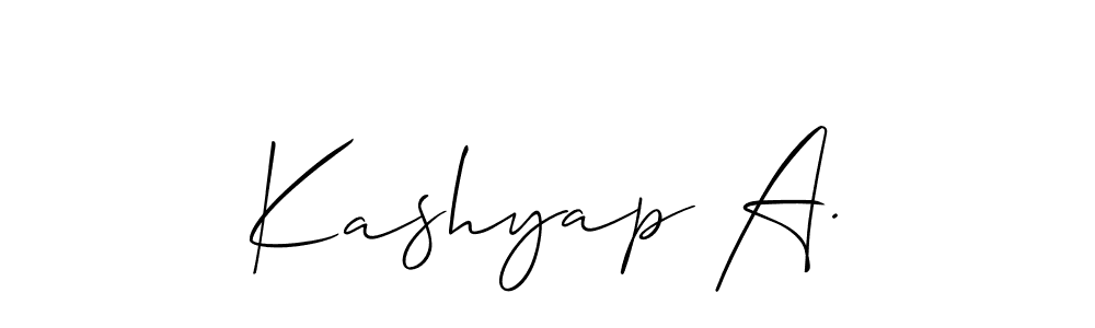 You can use this online signature creator to create a handwritten signature for the name Kashyap A.. This is the best online autograph maker. Kashyap A. signature style 2 images and pictures png