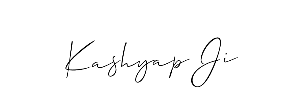 Make a beautiful signature design for name Kashyap Ji. Use this online signature maker to create a handwritten signature for free. Kashyap Ji signature style 2 images and pictures png