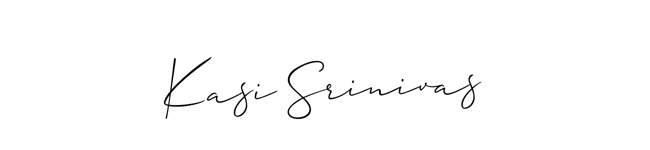 Also we have Kasi Srinivas name is the best signature style. Create professional handwritten signature collection using Allison_Script autograph style. Kasi Srinivas signature style 2 images and pictures png