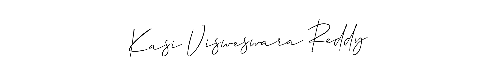 How to Draw Kasi Visweswara Reddy signature style? Allison_Script is a latest design signature styles for name Kasi Visweswara Reddy. Kasi Visweswara Reddy signature style 2 images and pictures png