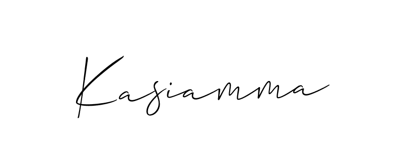 Make a beautiful signature design for name Kasiamma. With this signature (Allison_Script) style, you can create a handwritten signature for free. Kasiamma signature style 2 images and pictures png