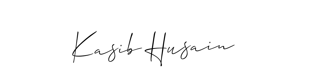 Make a beautiful signature design for name Kasib Husain. Use this online signature maker to create a handwritten signature for free. Kasib Husain signature style 2 images and pictures png