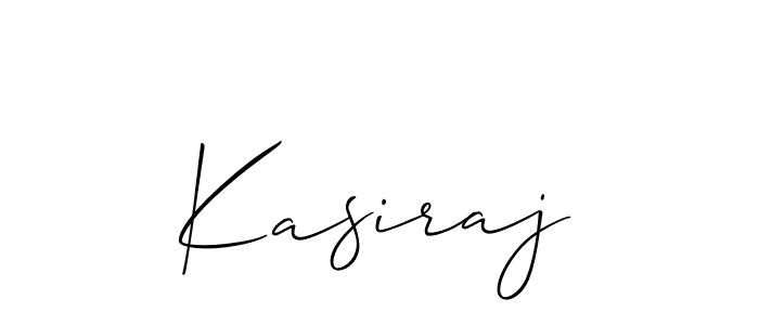 You should practise on your own different ways (Allison_Script) to write your name (Kasiraj) in signature. don't let someone else do it for you. Kasiraj signature style 2 images and pictures png