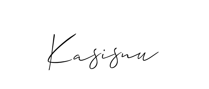 Once you've used our free online signature maker to create your best signature Allison_Script style, it's time to enjoy all of the benefits that Kasisnu name signing documents. Kasisnu signature style 2 images and pictures png