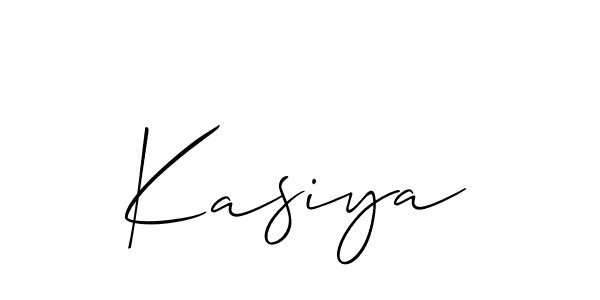 The best way (Allison_Script) to make a short signature is to pick only two or three words in your name. The name Kasiya include a total of six letters. For converting this name. Kasiya signature style 2 images and pictures png