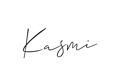 How to Draw Kasmi signature style? Allison_Script is a latest design signature styles for name Kasmi. Kasmi signature style 2 images and pictures png