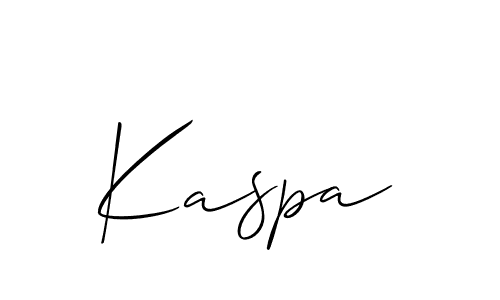 Kaspa stylish signature style. Best Handwritten Sign (Allison_Script) for my name. Handwritten Signature Collection Ideas for my name Kaspa. Kaspa signature style 2 images and pictures png