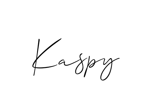 You should practise on your own different ways (Allison_Script) to write your name (Kaspy) in signature. don't let someone else do it for you. Kaspy signature style 2 images and pictures png