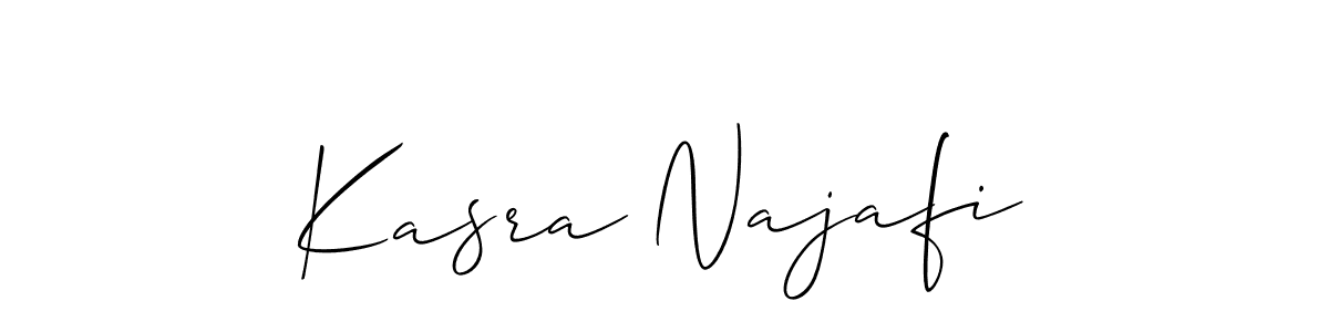 Also You can easily find your signature by using the search form. We will create Kasra Najafi name handwritten signature images for you free of cost using Allison_Script sign style. Kasra Najafi signature style 2 images and pictures png