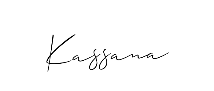 Best and Professional Signature Style for Kassana. Allison_Script Best Signature Style Collection. Kassana signature style 2 images and pictures png