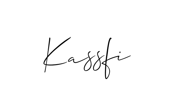 Make a beautiful signature design for name Kassfi. Use this online signature maker to create a handwritten signature for free. Kassfi signature style 2 images and pictures png