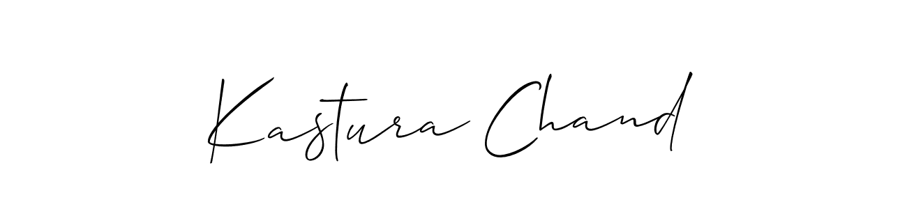 It looks lik you need a new signature style for name Kastura Chand. Design unique handwritten (Allison_Script) signature with our free signature maker in just a few clicks. Kastura Chand signature style 2 images and pictures png