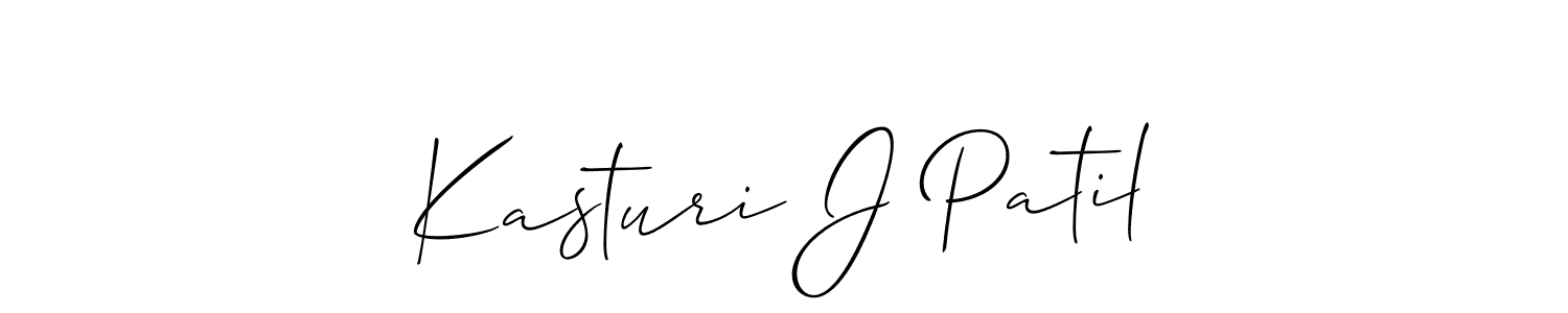 Make a beautiful signature design for name Kasturi J Patil. Use this online signature maker to create a handwritten signature for free. Kasturi J Patil signature style 2 images and pictures png