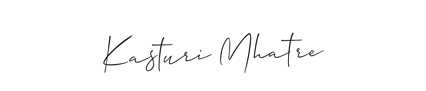 Make a beautiful signature design for name Kasturi Mhatre. Use this online signature maker to create a handwritten signature for free. Kasturi Mhatre signature style 2 images and pictures png