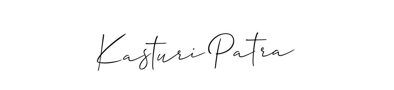 Also You can easily find your signature by using the search form. We will create Kasturi Patra name handwritten signature images for you free of cost using Allison_Script sign style. Kasturi Patra signature style 2 images and pictures png