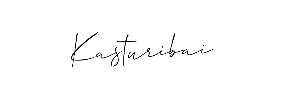 Kasturibai stylish signature style. Best Handwritten Sign (Allison_Script) for my name. Handwritten Signature Collection Ideas for my name Kasturibai. Kasturibai signature style 2 images and pictures png