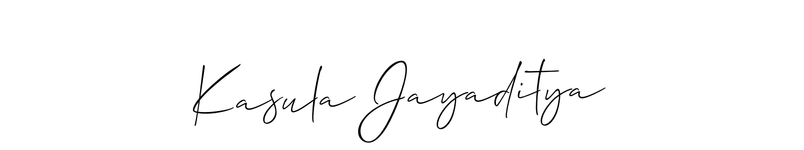 How to Draw Kasula Jayaditya signature style? Allison_Script is a latest design signature styles for name Kasula Jayaditya. Kasula Jayaditya signature style 2 images and pictures png