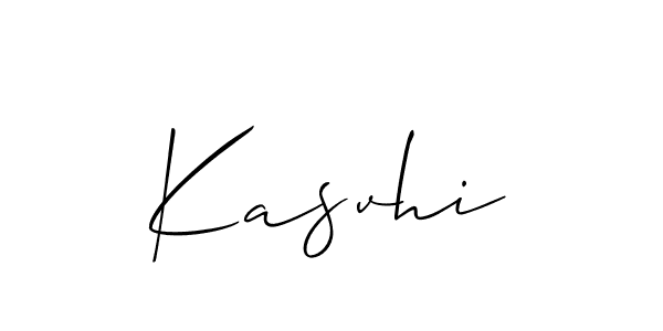 It looks lik you need a new signature style for name Kasvhi. Design unique handwritten (Allison_Script) signature with our free signature maker in just a few clicks. Kasvhi signature style 2 images and pictures png