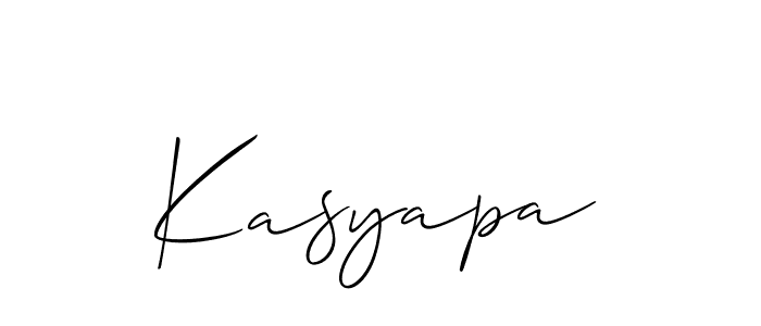 Make a short Kasyapa signature style. Manage your documents anywhere anytime using Allison_Script. Create and add eSignatures, submit forms, share and send files easily. Kasyapa signature style 2 images and pictures png