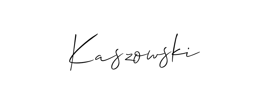 Similarly Allison_Script is the best handwritten signature design. Signature creator online .You can use it as an online autograph creator for name Kaszowski. Kaszowski signature style 2 images and pictures png