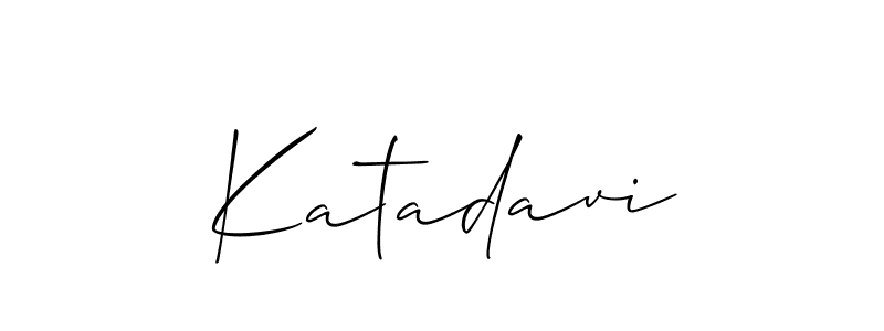 Check out images of Autograph of Katadavi name. Actor Katadavi Signature Style. Allison_Script is a professional sign style online. Katadavi signature style 2 images and pictures png