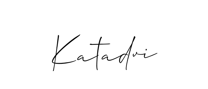 Check out images of Autograph of Katadvi name. Actor Katadvi Signature Style. Allison_Script is a professional sign style online. Katadvi signature style 2 images and pictures png