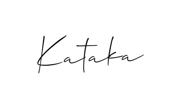 It looks lik you need a new signature style for name Kataka. Design unique handwritten (Allison_Script) signature with our free signature maker in just a few clicks. Kataka signature style 2 images and pictures png