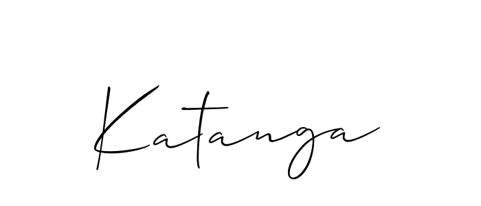 It looks lik you need a new signature style for name Katanga. Design unique handwritten (Allison_Script) signature with our free signature maker in just a few clicks. Katanga signature style 2 images and pictures png
