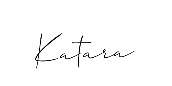 How to make Katara name signature. Use Allison_Script style for creating short signs online. This is the latest handwritten sign. Katara signature style 2 images and pictures png