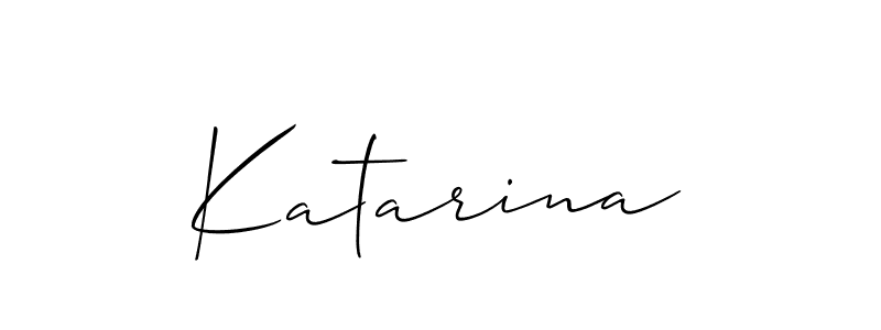 Best and Professional Signature Style for Katarina. Allison_Script Best Signature Style Collection. Katarina signature style 2 images and pictures png